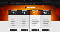 Desktop Screenshot of hostwired.com
